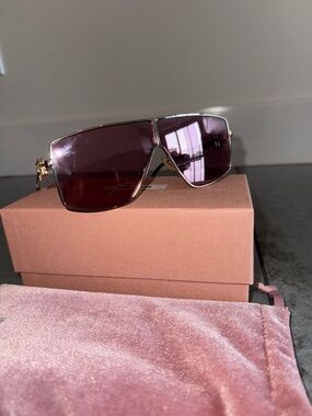 Miu Miu Pink & Gold sunglasses